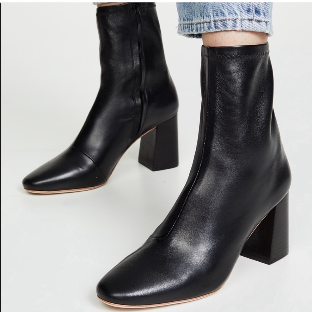 Loeffler Randall | Elise Slim Ankle Booties |  Size 9.5 | Black